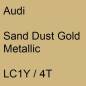 Preview: Audi, Sand Dust Gold Metallic, LC1Y / 4T.